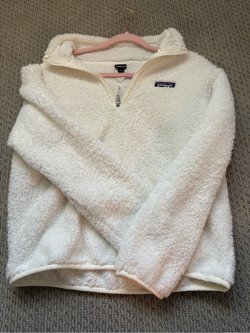 Patagonia Women's Cream Fleece Quarter-Zip Pullover